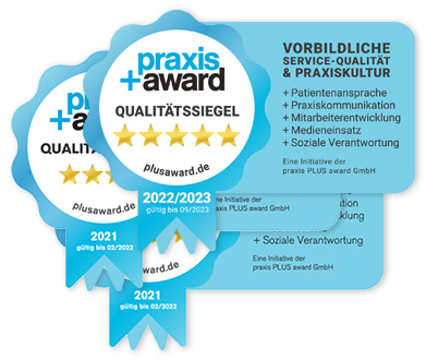 Praxis+Award Qualitätssiegel